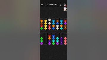 Level 1421 - Color Ball Sort Solution