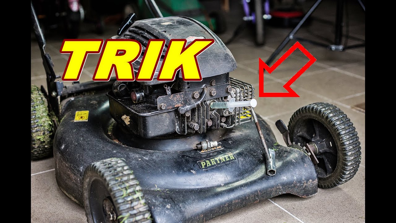 Trik Jak Odpalić Kosiarkę, Gdy Nie Chce Zapalić/Trick On How To Start A Petrol Lawn Mower - Youtube