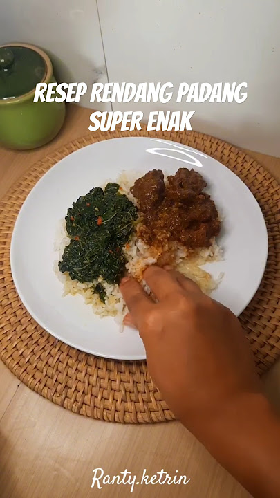 Resep rendang bumbu racik instan enak banget😍 #nasipadang #rendang #food  #kuliner