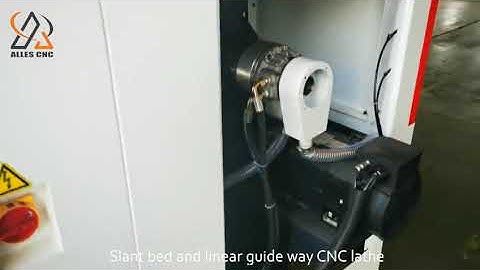 Slant bed and linear guide way CNC lathe ALTCK6340