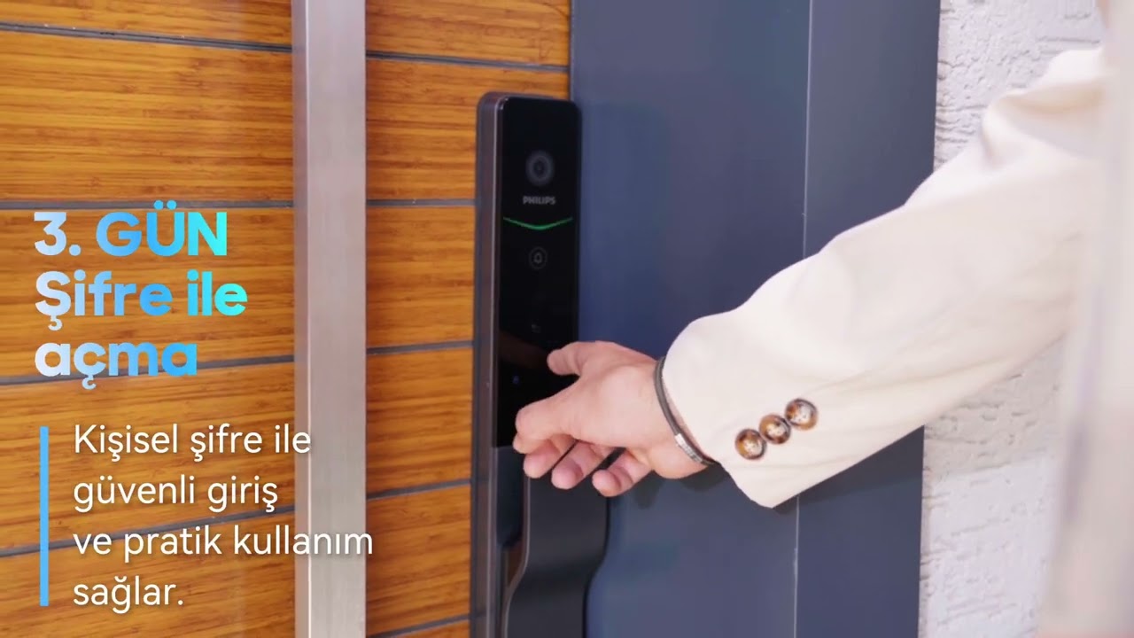 Philips EasyKey DDL720 MVP 17HWSE Siyah Kilit (EP.BCK.003.0001