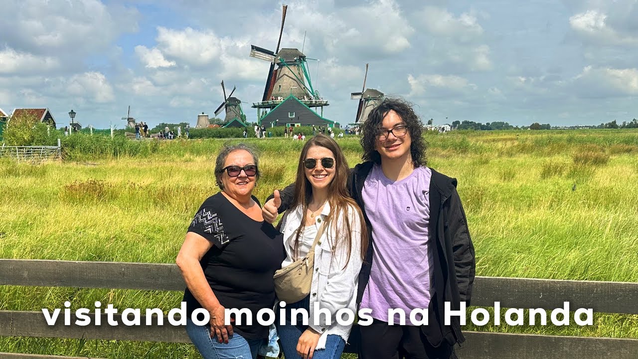 um dia na cidade dos moinhos perto de Amsterdam: Zaanse Schans!