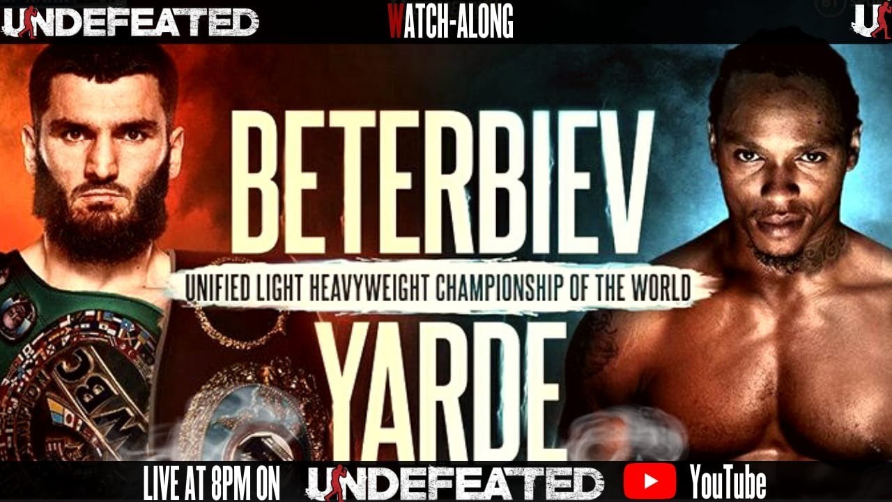 Anthony Yarde vs Beterbiev LIVE WATCH-ALONG