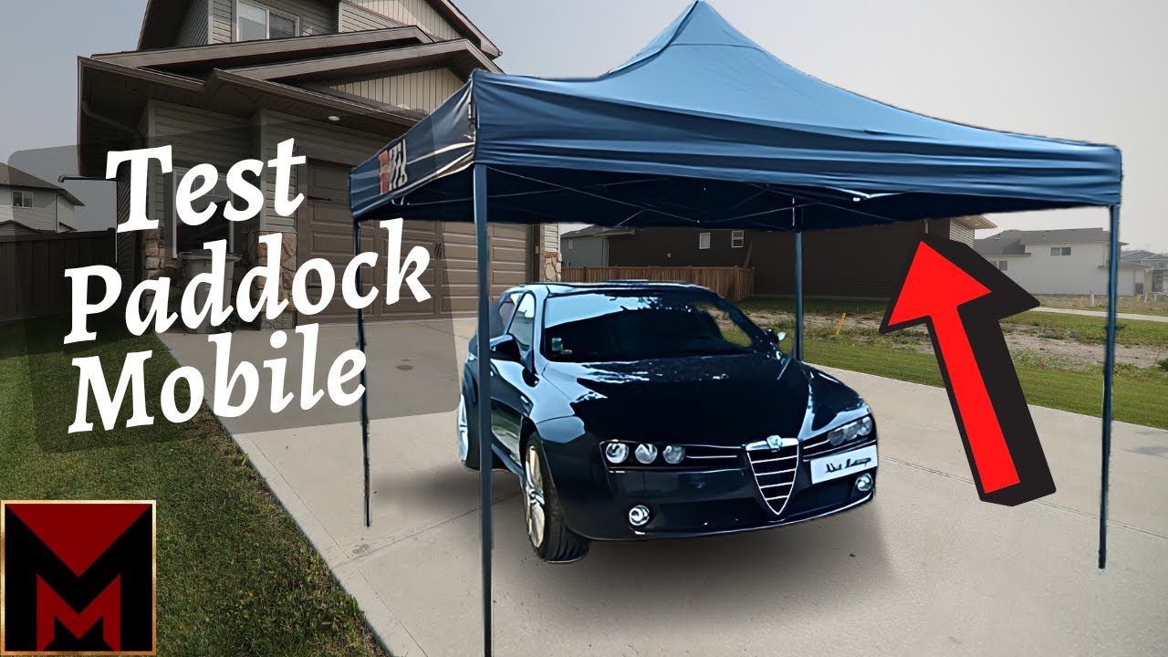 Test Paddock Mobile MOTEA 🏁 Tonnelle Auto / Moto / Jardin ( Pavillon ) 🔧 Meca Maniaque