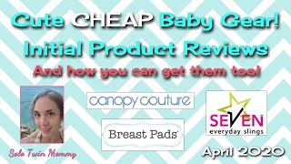 How I Got Cute CHEAP Baby Gear (April 2020) ❤️