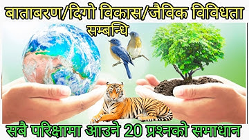 बाताबरण/दिगो विकास/जैविक विविधता/ प्रशिक्षक : पुरुषोत्तम ओली