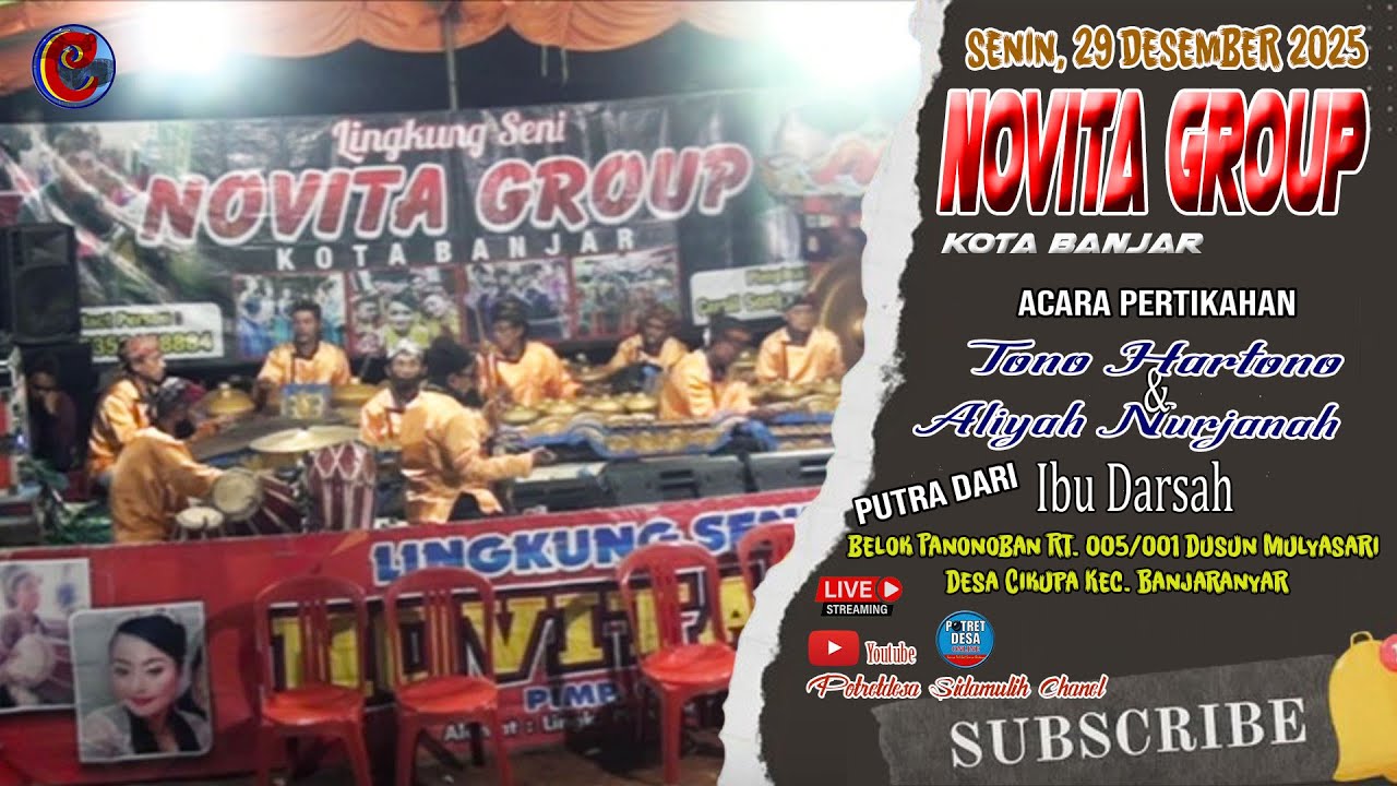 LIVE II RONGGENG NOVITA GROUP DI MULYASARI DESA CIKUPA - BANJARANYAR