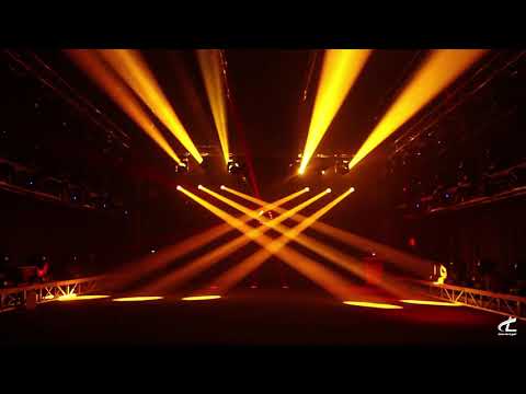 Light Show：Colorful Light Show stage lighting moving head dj light at showroom Doris Deng