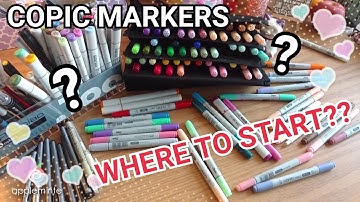 COPIC MARKERS | Where to start?? | TIPS FOR BEGINNERS