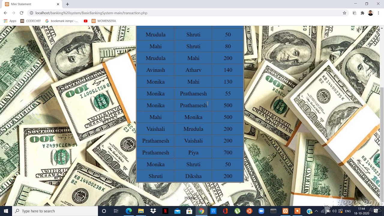 basic banking system - YouTube