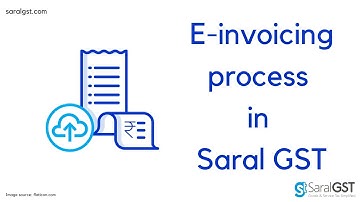 [New] E-Invoicing in Saral GST software | A quick look at how e-invoicing works in Saral GST