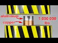 HYDRAULIC PRESS GLUES OBJECTS INTO A SINGLE WHOLE