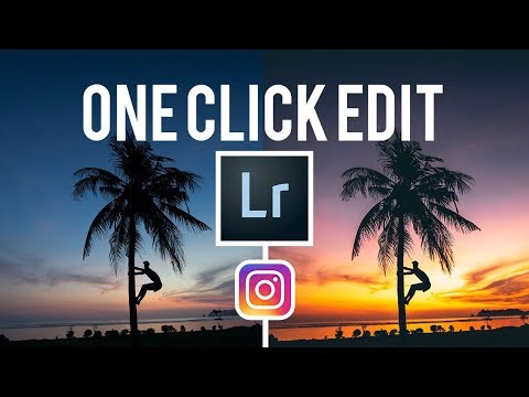 EDIT INSTAGRAM PHOTOS IN ONE CLICK USING LIGHTROOM PRESETS