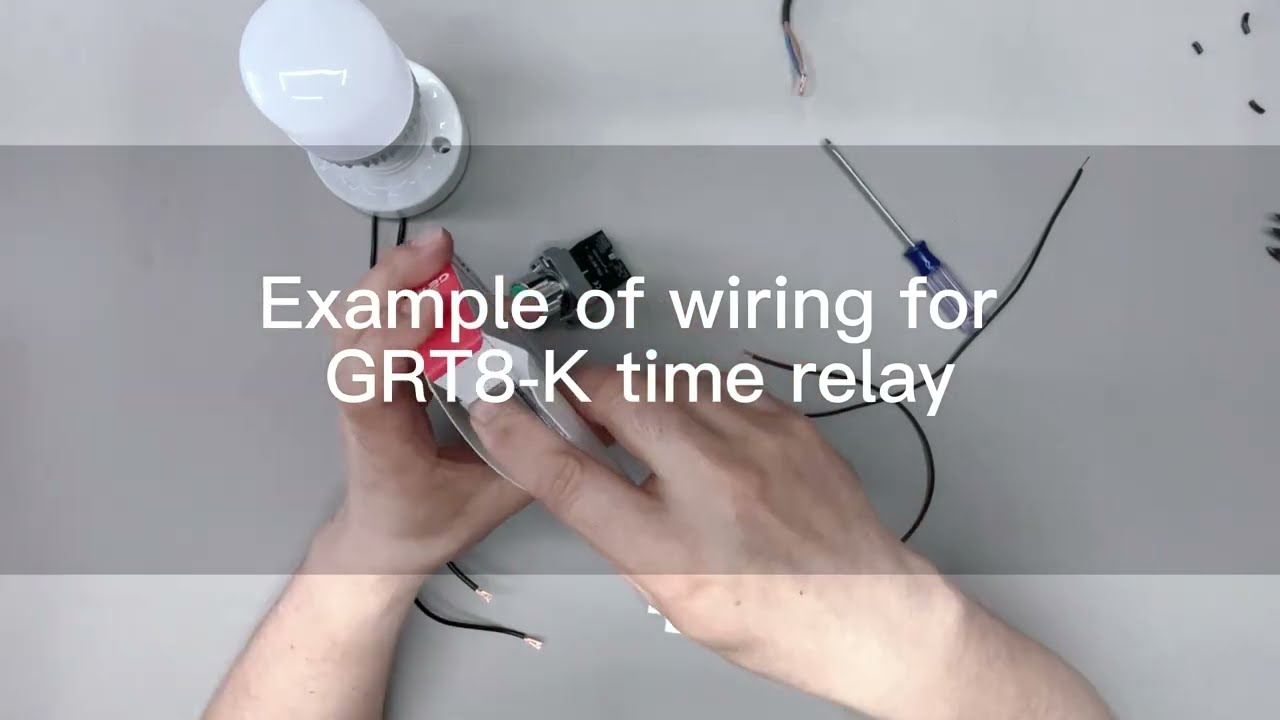 Relais Temporisé GRT8-B1 – Retard Réglable 0,1 Sec à 10 Jours – 16A, Montage Rail DIN – Pour Chauffage, éclairage, Automatismes