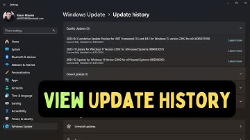 How to View Update History in Windows 11