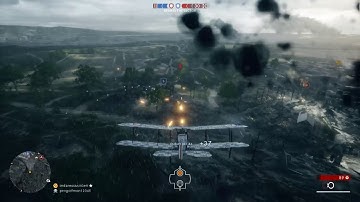 1,361 POINT STRAFE RUN | ATTACK PLANE [Battlefield 1]