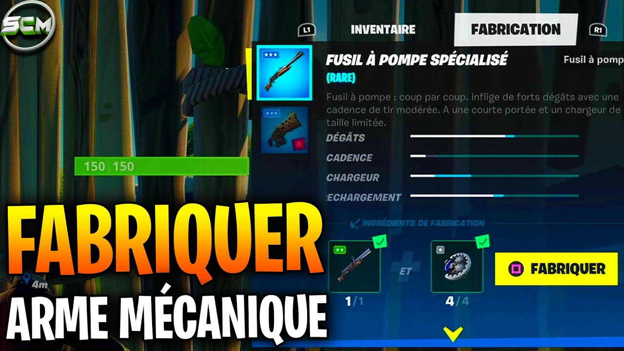 Fabriquer Des Armes Mecaniques En Utilisant Des Pieces Mecaniques Et Une Arme Improvisee Fortnite Youtube Fabriquer Des Armes Mecaniques En Utilisant Des Pieces Mecaniques Et Une Arme Improvisee Fortnite Youtube