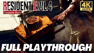 Incredible Chainsaw Demo from the Resident Evil 4 Remake - You Won't Believe What Happens Next!