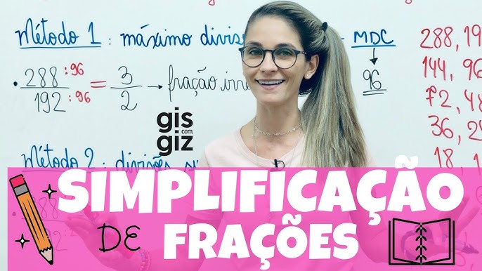 FRAÇÃO, OPERAÇÕES COM FRAÇÕES, \Prof. Gis/ em 2023