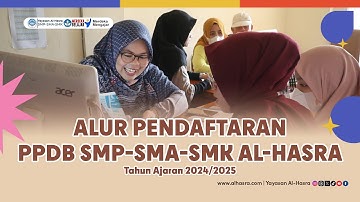 Alur Pendaftaran PPDB SMP-SMA-SMK Al-Hasra TP. 2024/2025