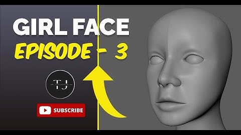 Maya tutorial: Creating a realistic girl face part - Part 3