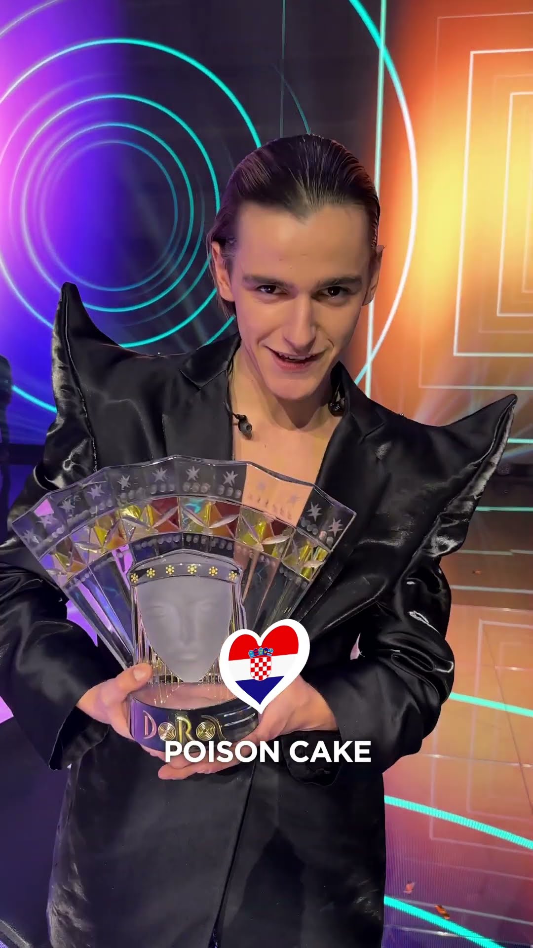 Here is what Marko Bošnjak said after finding out he will represent Croatia at #Eurovision2025 ?? ✨