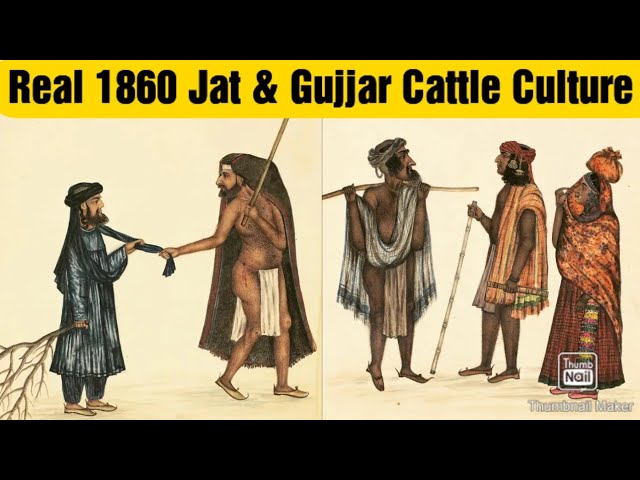 1860 Jat & Gujjar Cattle Culture in Tarikh-i-Pakhtunwa Rajput क्षत्रिय Raja Jaipal Janjua State class=