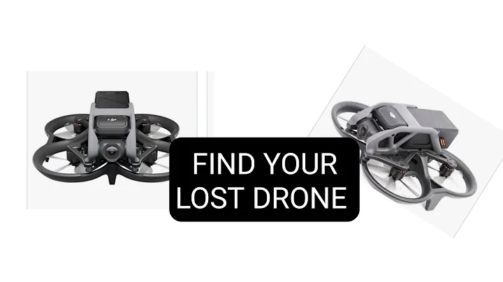DJI AVATA - HOW TO FIND LOST DRONE TIPS