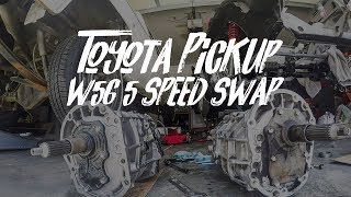 Installing a newly rebuilt w56 5 speed transmission into my 1988
toyota pickup.also, adding few more upgrades including lc
engineering's short shifter kit....