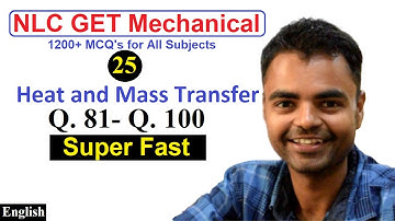 Mechanical Engineering(Heat and Mass Transfer)HMT Class- 25 NLC GET 2020 Classes MCQ