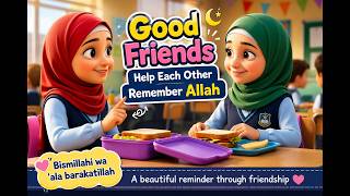 Full Good Friends Help Each Other Remember Allah 🌙 | Islamic Story for Kids News