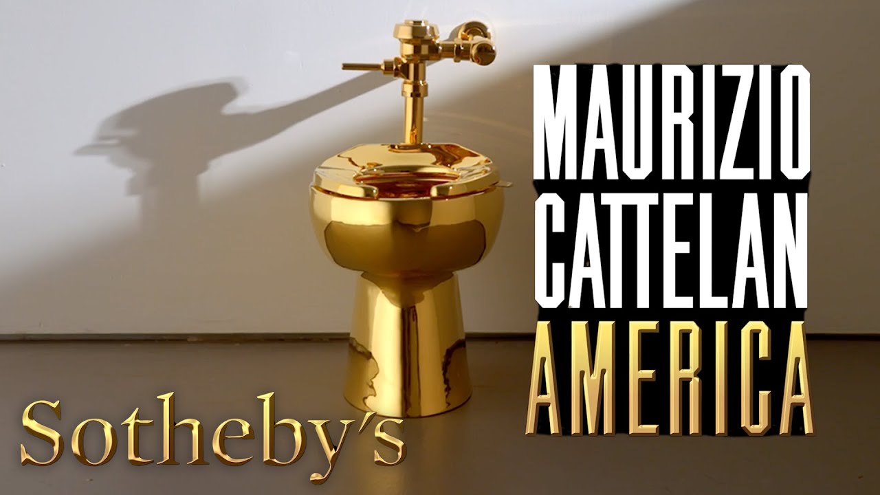 Why This Toilet is Worth More Than Its Weight in Gold | Maurizio Cattelan’s  America at Sotheby’s