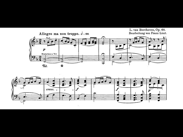 Beethoven-Liszt - Symphony 6 (I. Allegro ma non troppo) - Cyprien