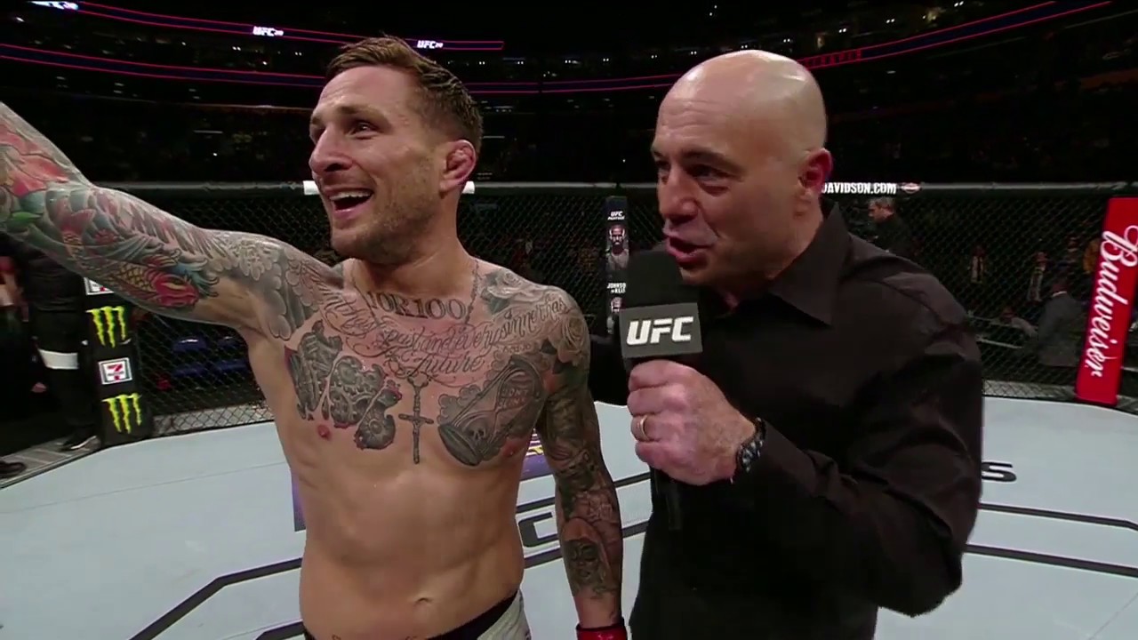 championship belt UFC 210: Gregor Gillespie Octagon Interview