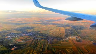 Take Off From Cluj Napoca Airport On A Clear Day - City Seen From The Airplane