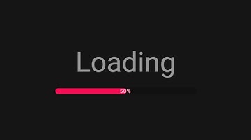 Loading Animation using HTML CSS & Javascript | Animated Progress Bar
