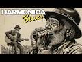 Real Mississippi Blues | Old School Guitar &amp; Harmonica blues | Midnight Delta Blues
