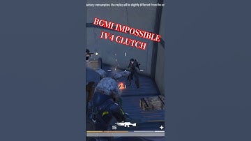 BGMI IMPOSSIBLE 1V4 CLUTCH WAIT FOR END | #shorts #bgmi #pubg #clutch #1vs4 #impossible