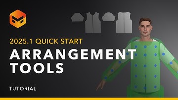 Marvelous Designer 2025.1 Quickstart Guide #5: Arrangement Tools