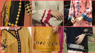 New style cut work Dress designing ideas / cut work gala/ sleeve/ trouser designs