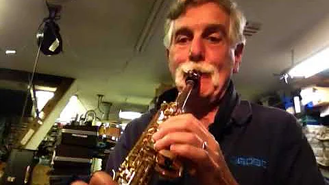 Yanagisawa S -902 Bronze soprano saxophone demo