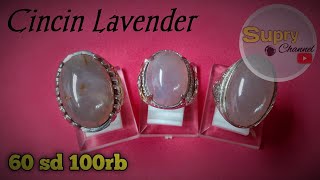 Cincin Akik Lavender