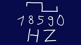 18590 hz square