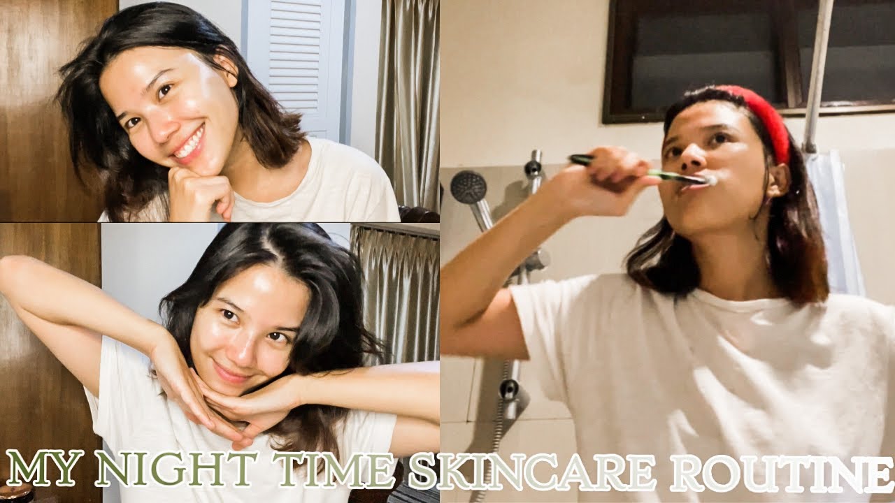 NIGHT TIME SKINCARE ROUTINE || How did I recover my acne breakouts from ...