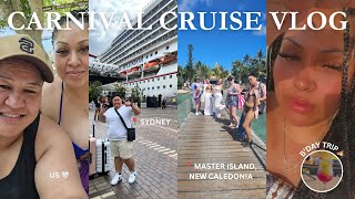 CRUISE VLOG | our first cruise • birthday trip • south pacific • carnival splendor • bora bora dupe