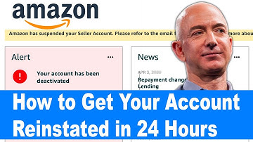 Amazon Suspended - How To Get Your Seller Account Back Within 24 Hours & Free Appeal Letter and POA