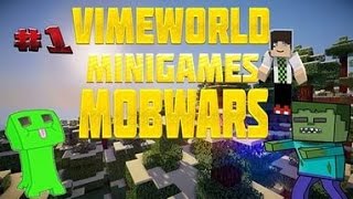 VimeWorld(MiniGames MobWars)Не дошли до 60 волны(