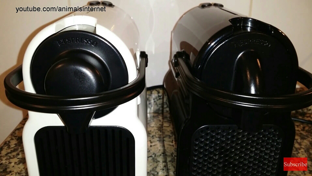 Twin sisters' differences & Inissia vs. Delonghi Inissia. Nespresso machines -