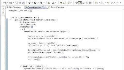 Java programming part 51 Java  Sockets 4 : Server running 24/7