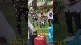 Ssb Joining Time Document Verification Video